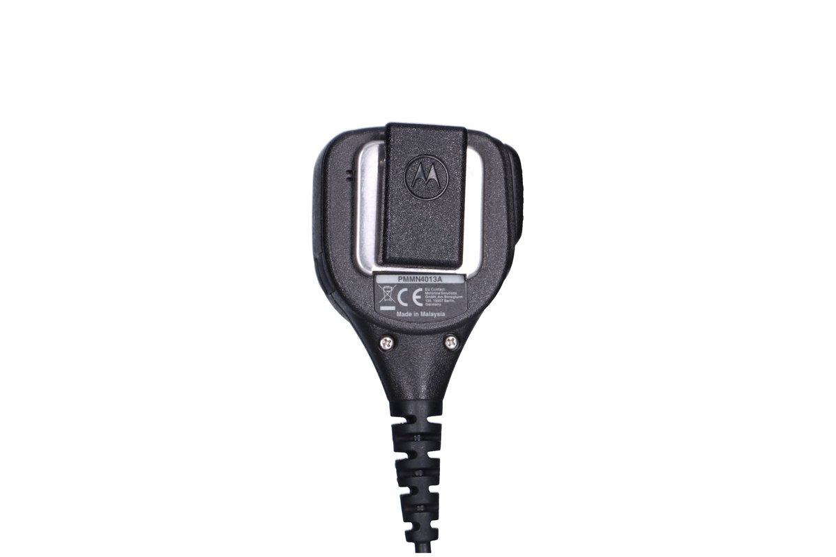 Motorola Lautsprechermikrofon Klinkenanschluss DP1400 Rückseite