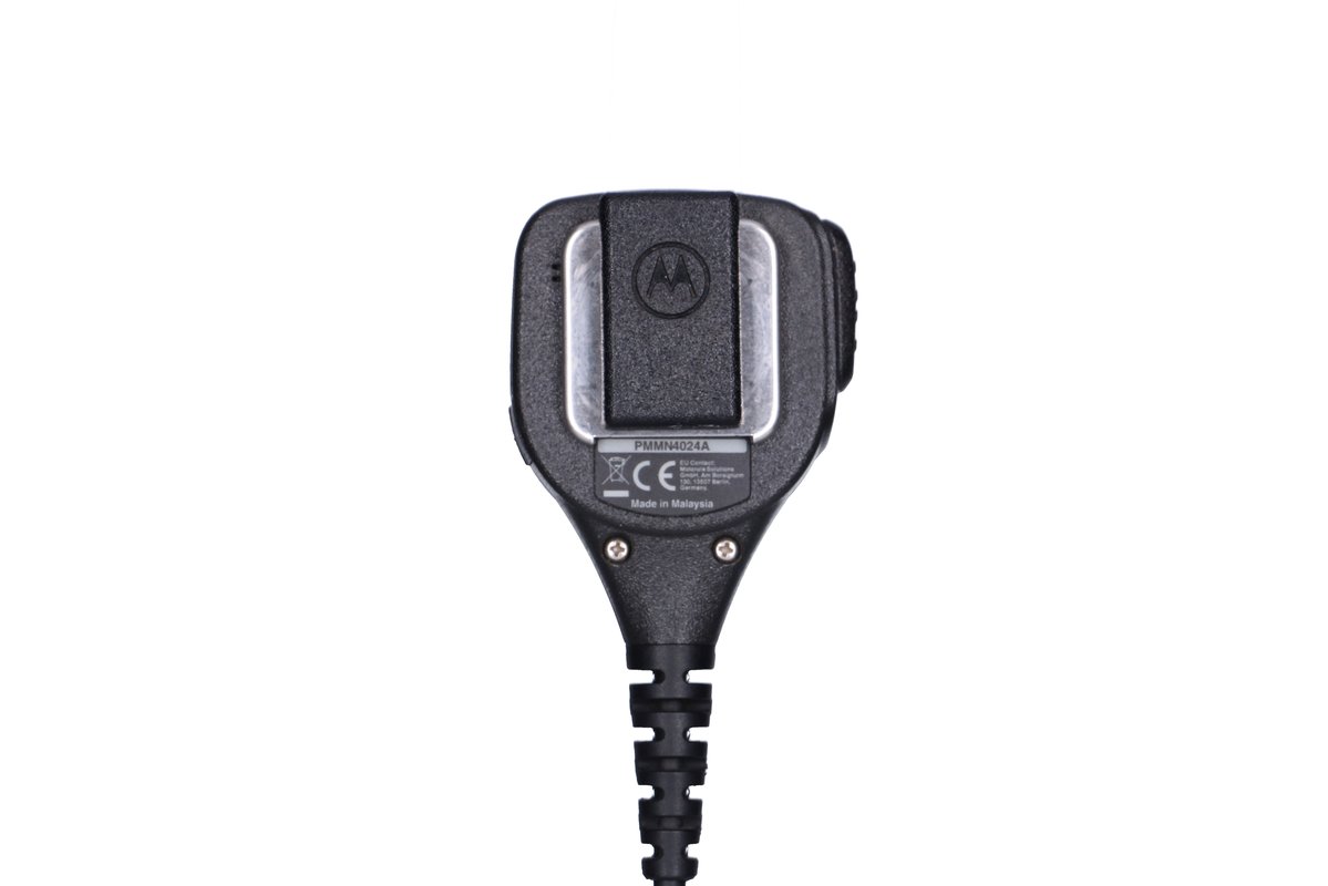 Motorola Lautsprechermikrofon Klinkenanschluss DP4000-Serie Rückseite