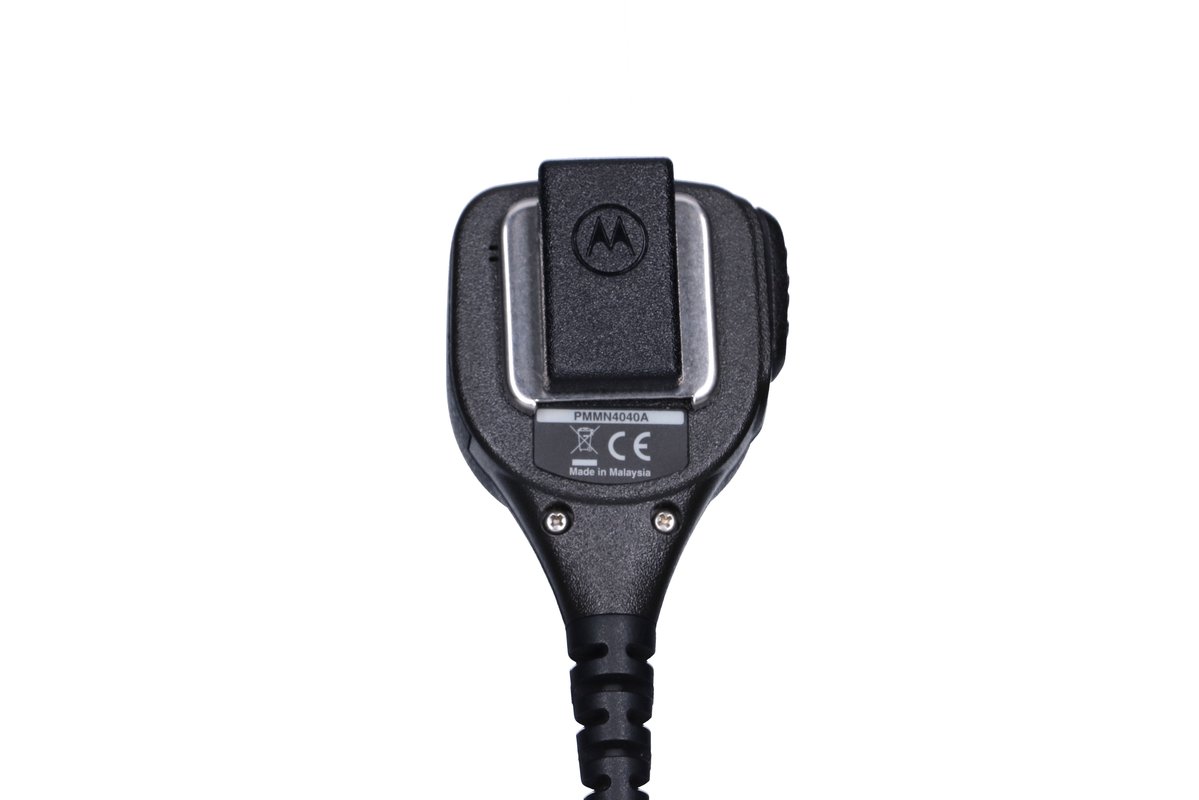 Motorola Lautsprechermikrofon ohne Klinkenanschluss DP4000-Serie Rückseite